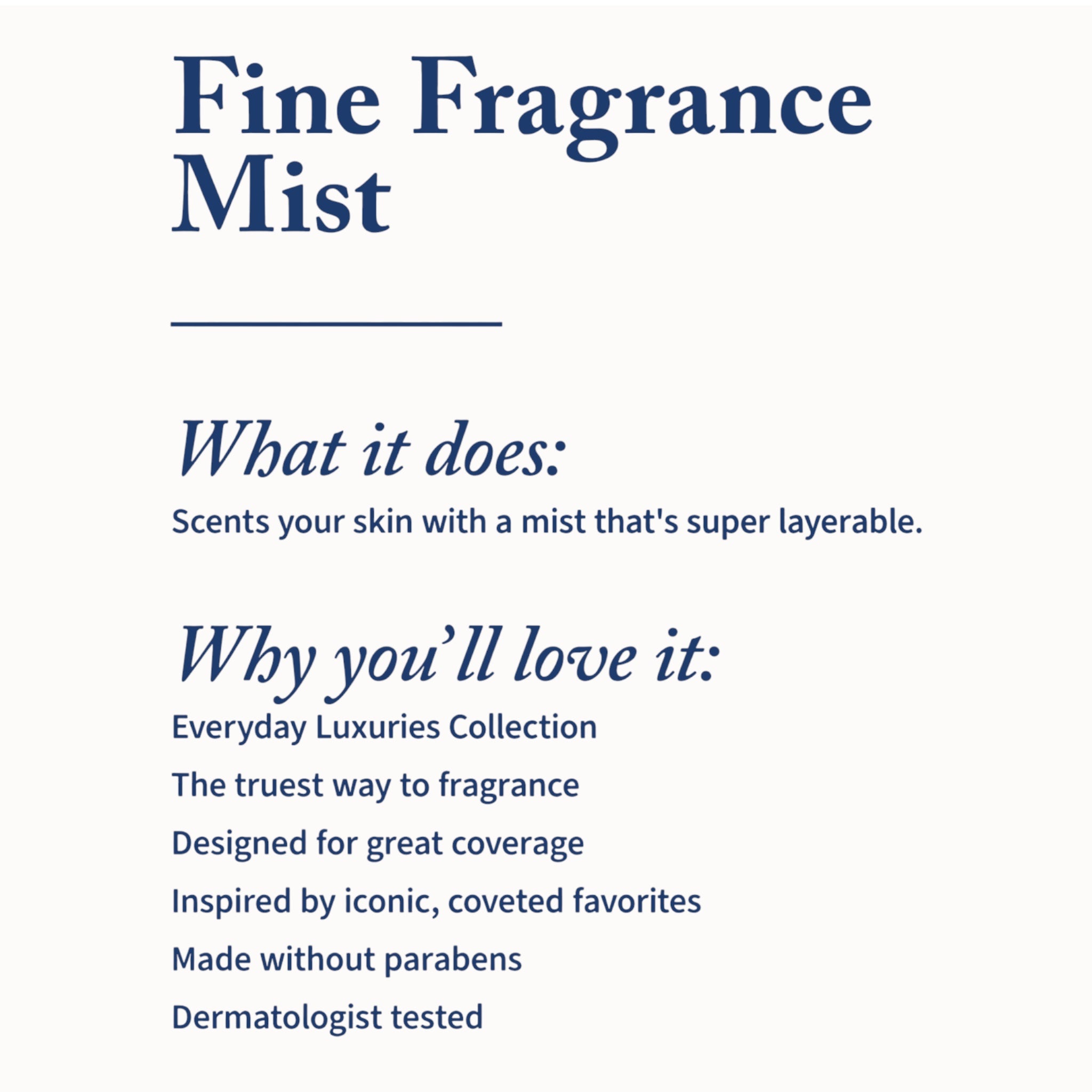 You’re the one Fine Fragrance Mist