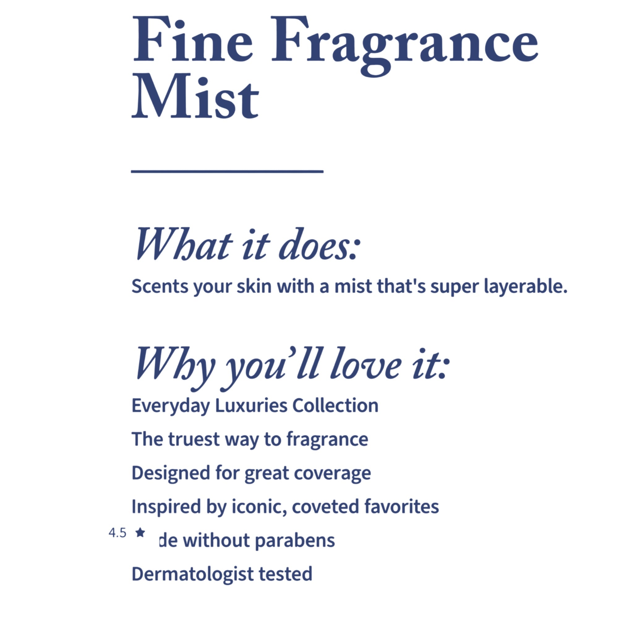 Butterfly Fine Fragrance Mist