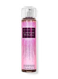 eliteessence Bath & Body Works A Thousand Wishes fine fragrance mist in a pink glitter bottle with a clear cap